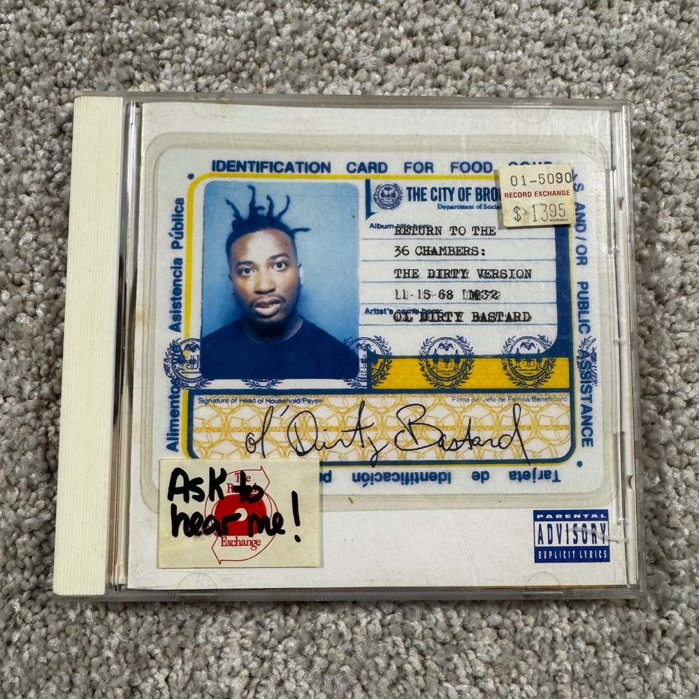 Ol Dirty Bastard Return to the 36 Chambers The Dirty Version CD 1995 Elektra